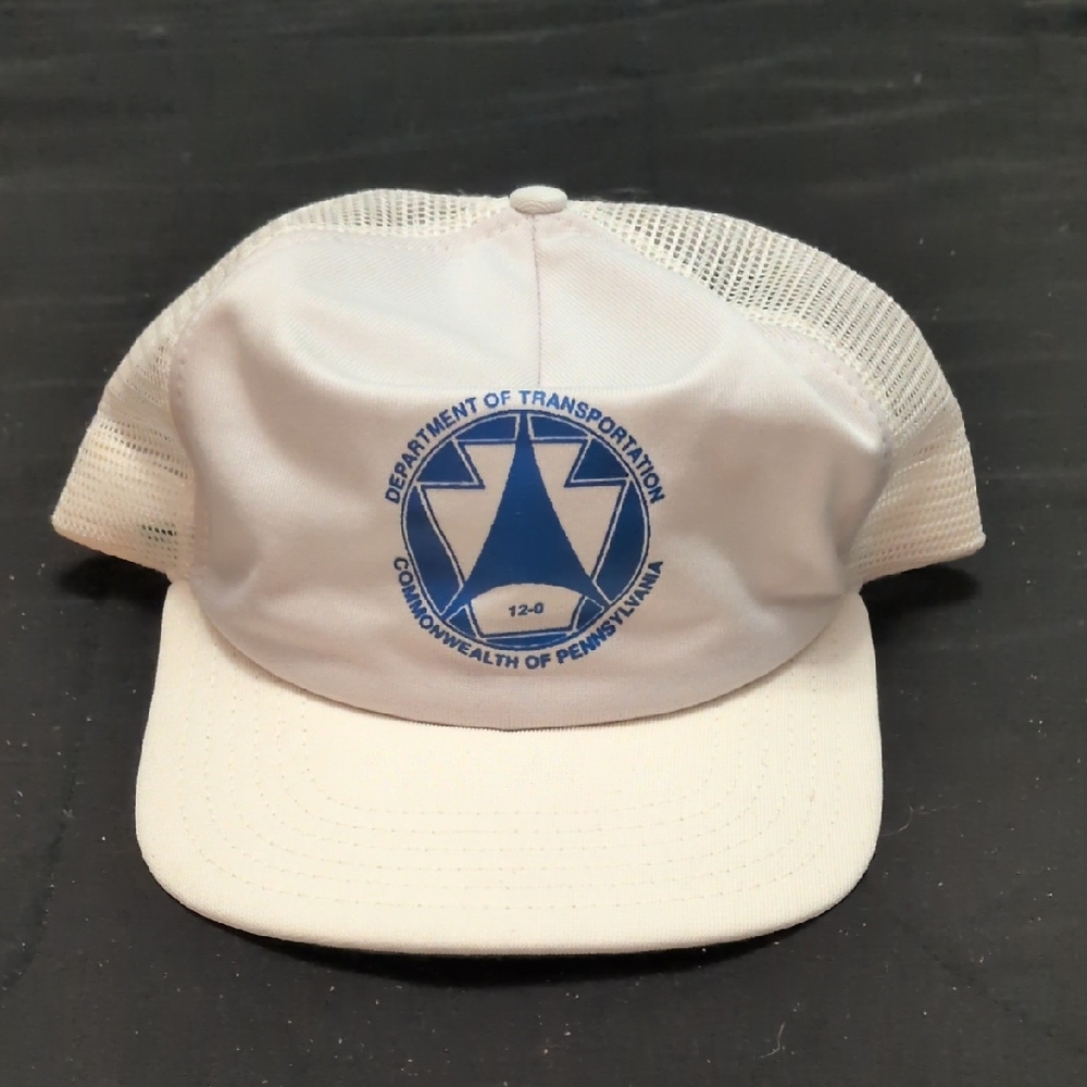 New Era White and Blue Mesh Cap